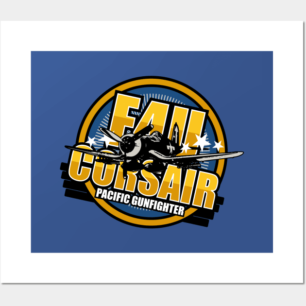 Vought F4U Corsair Patch Wall Art by TCP